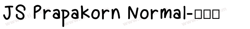 JS Prapakorn Normal字体转换